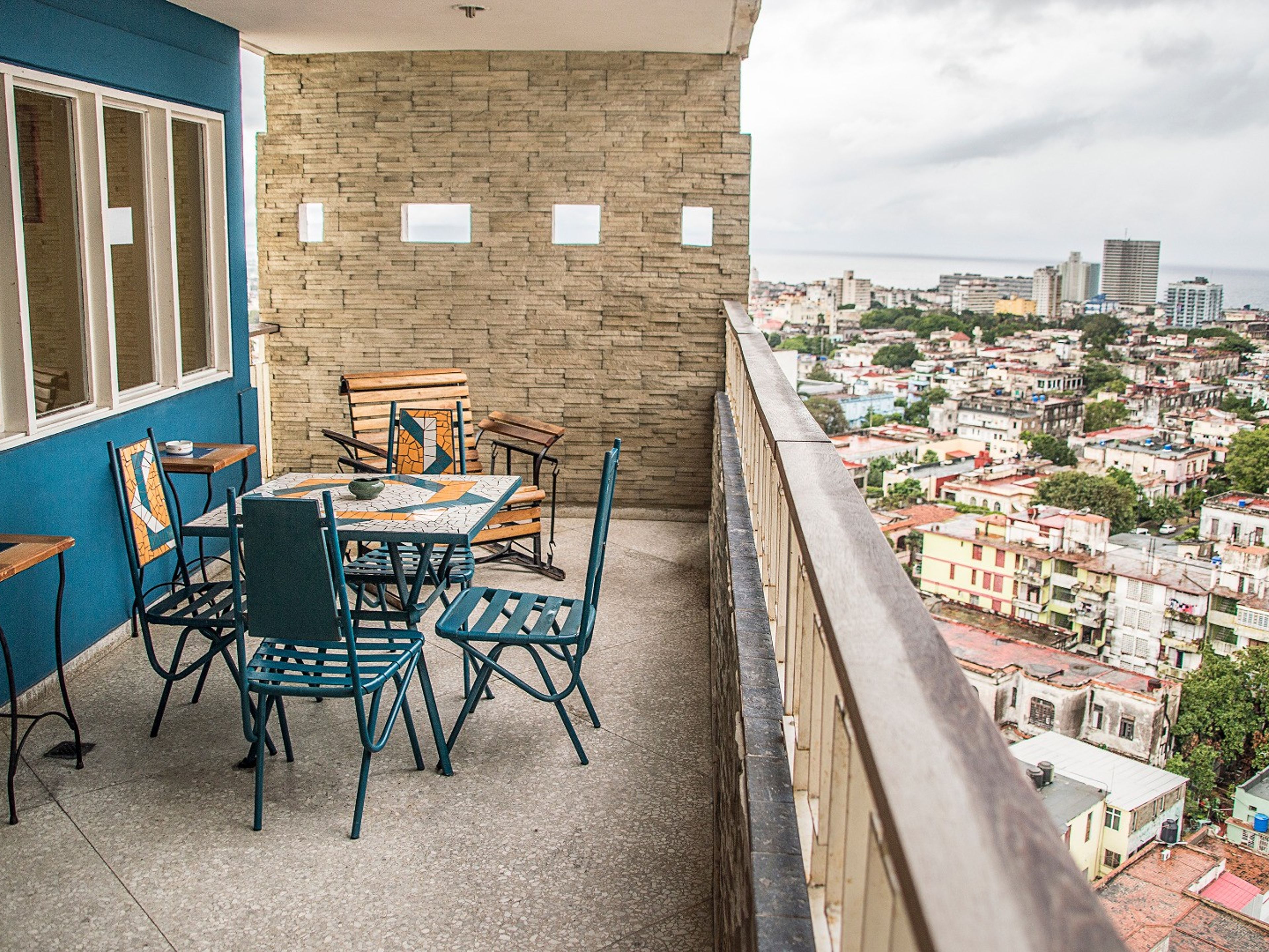 Ada's Ocean View Luxury 3 Room's Apartment, 23 AVENUE, No. 655Apartment's balcony with city view