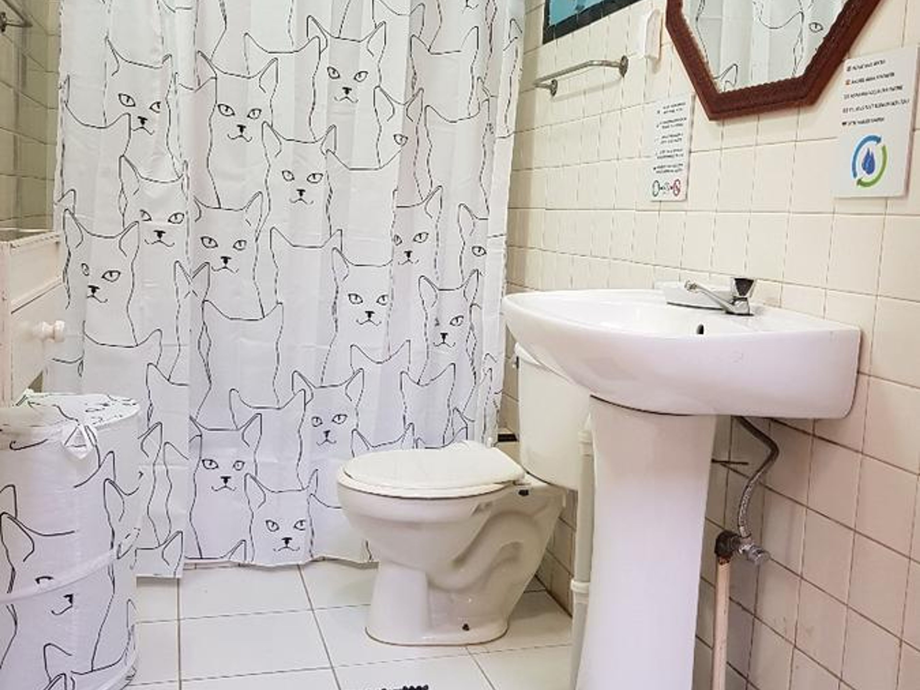 Casa Bitcoin, CLARIN, No. 106Bathroom´s view