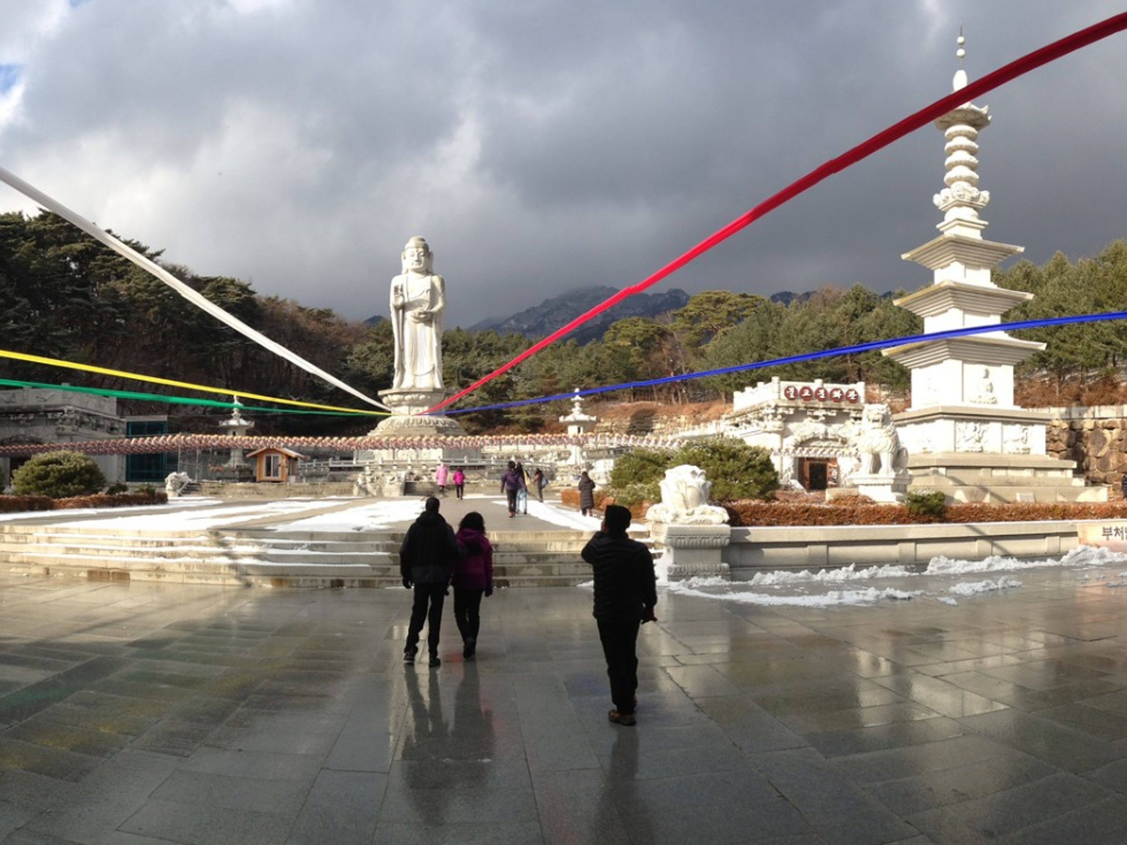 The Unification Buddha Statue panoramic view, BUSAN, South Gyeongsang Province, South Korea.