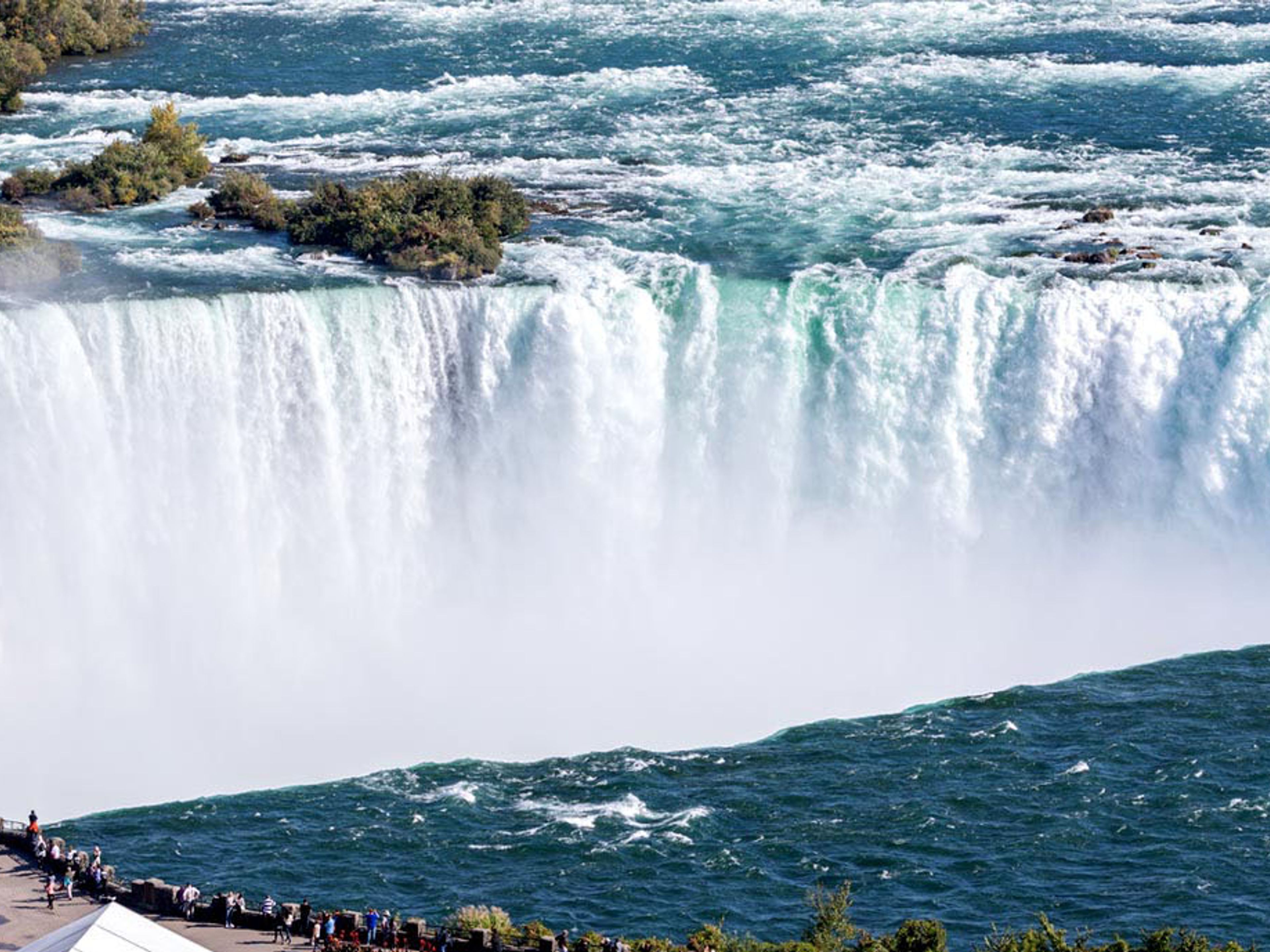 The Niagara Falls panoramic view, NIAGARA FALLS, Ontario province, Canada.