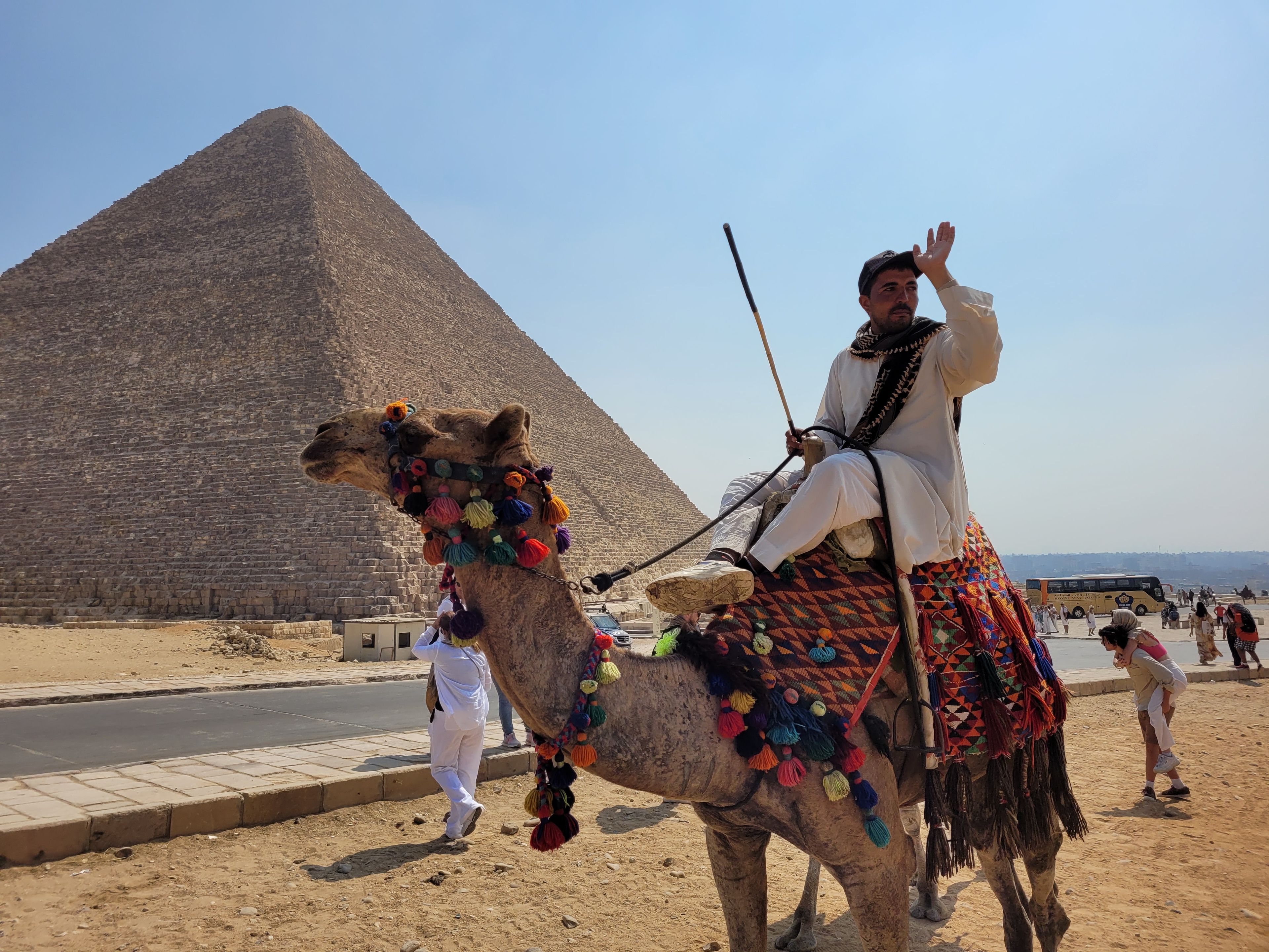 The Great Pyramid of Giza (also known as the Pyramid of Cheops or Khufu), Giza, Egypt.