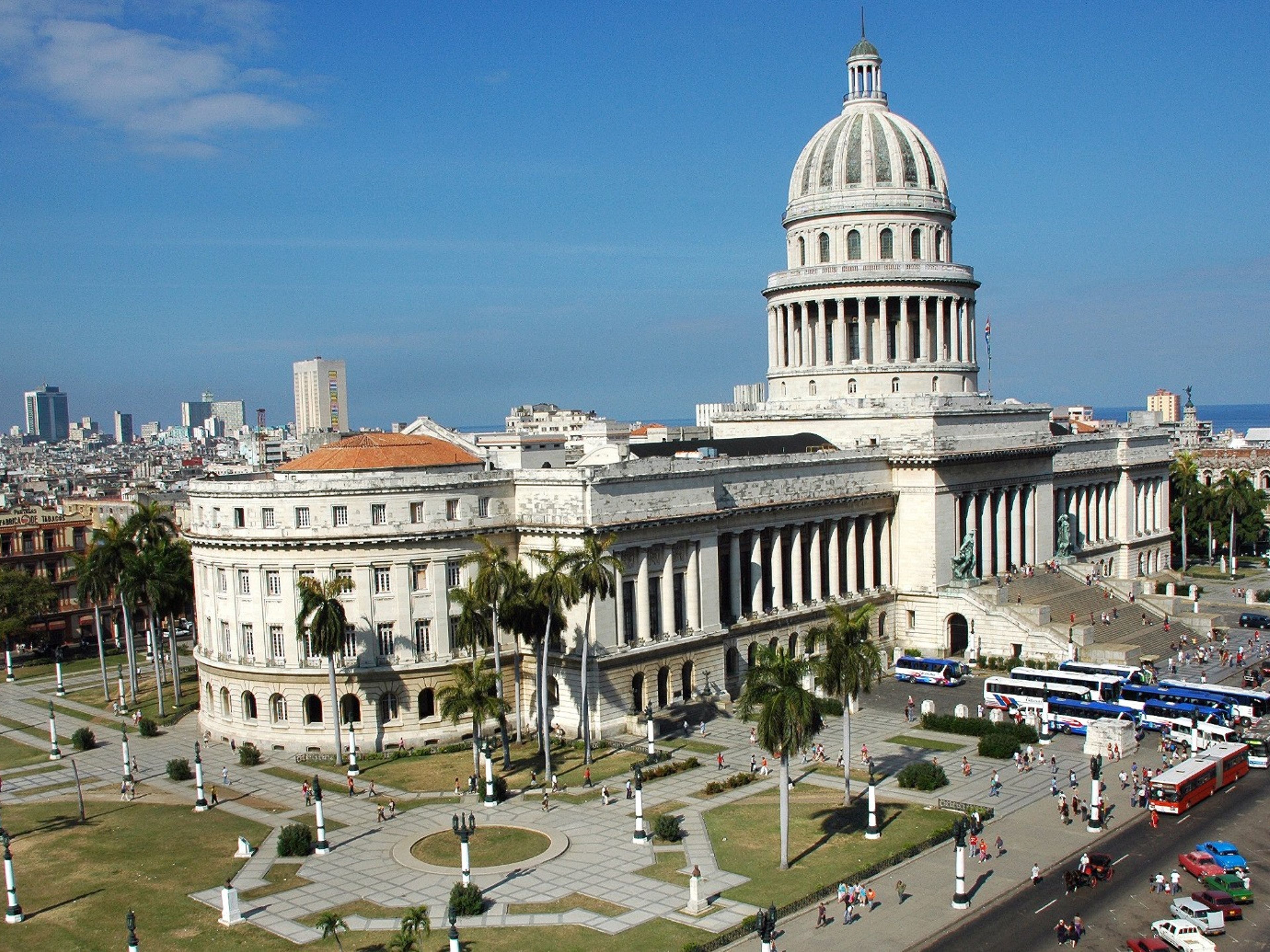 The Capitol and Old Havana panoramic view, Havana city