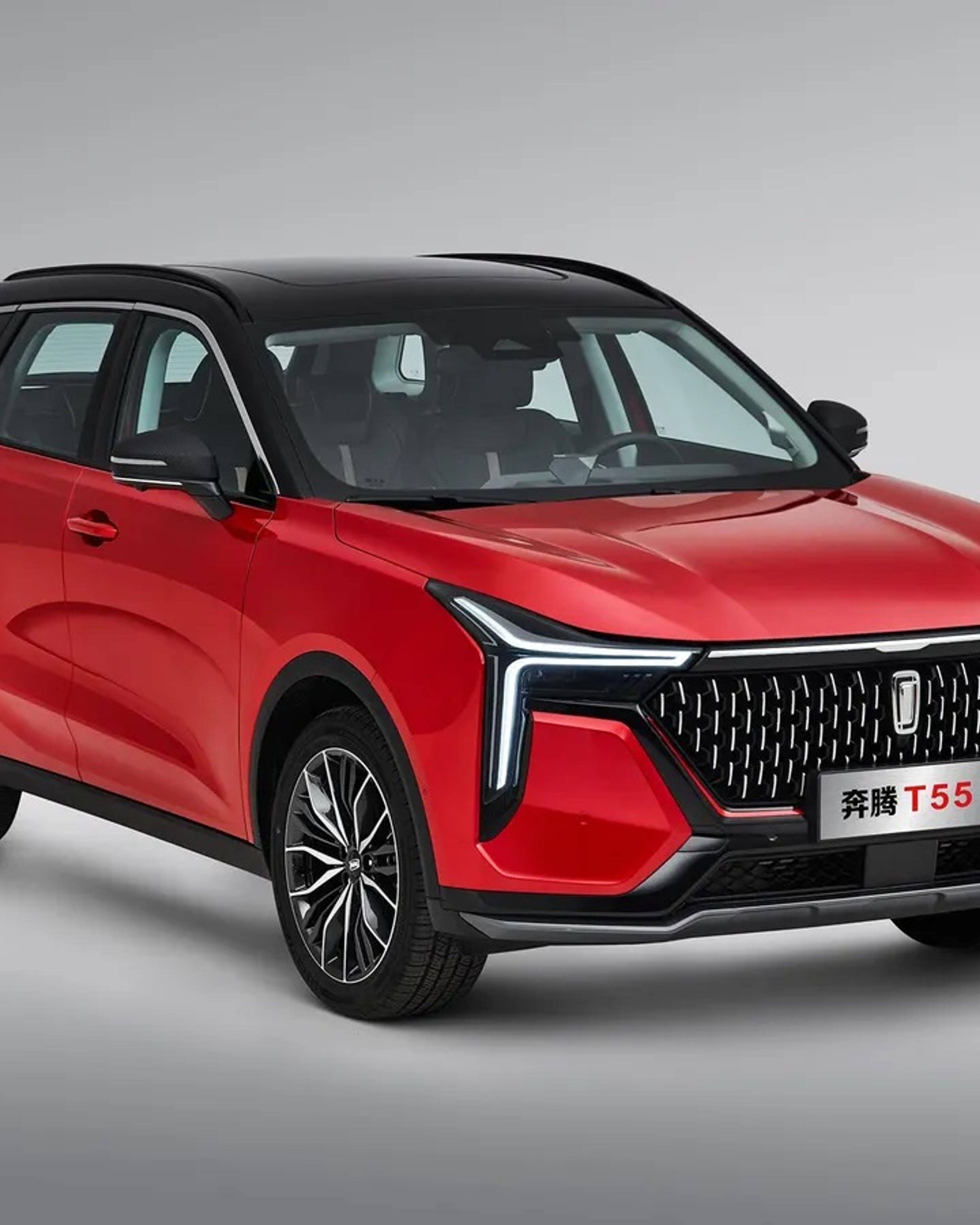 FAW BESTUNE T55 angular front exterior view