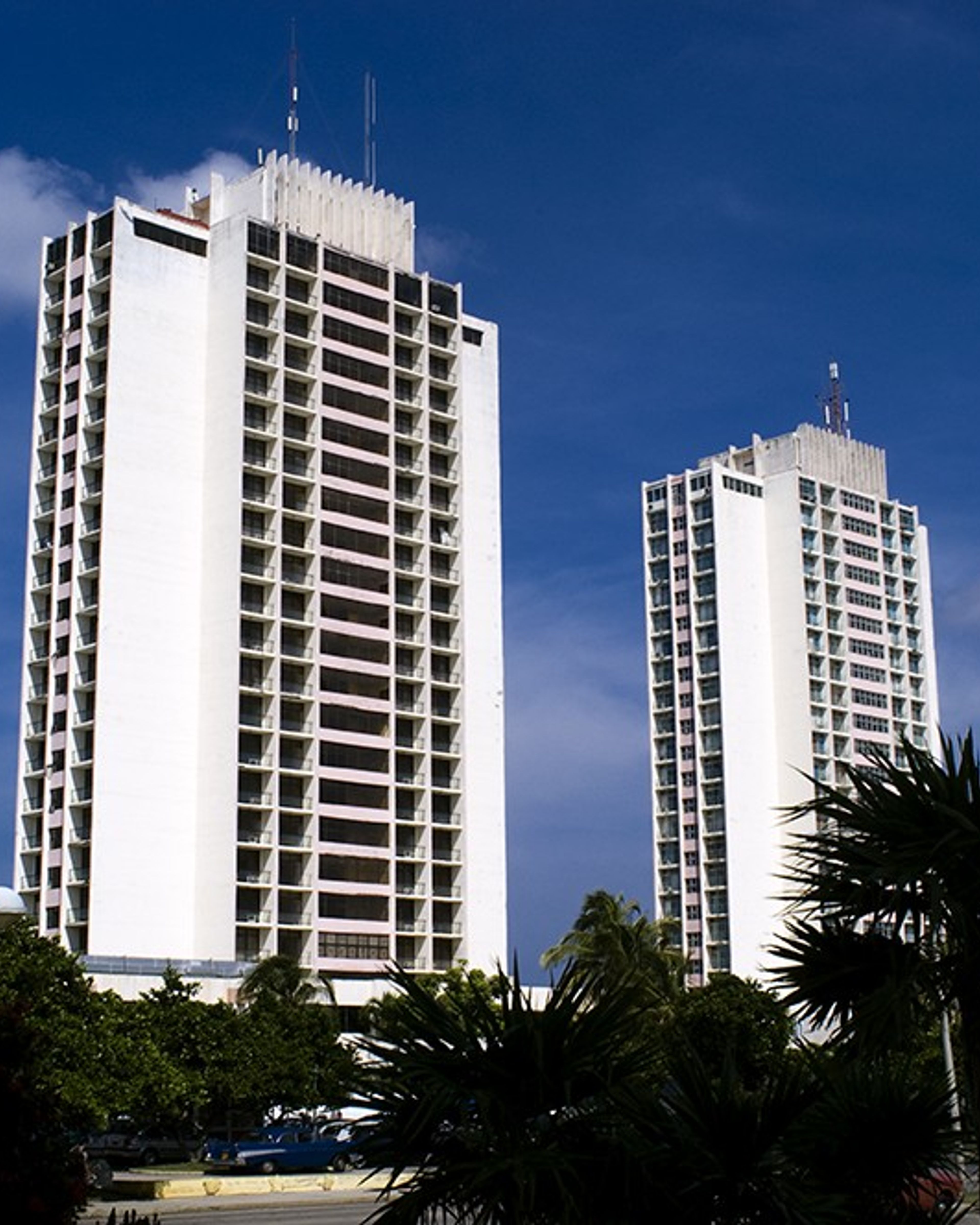 Panoramic hotel view