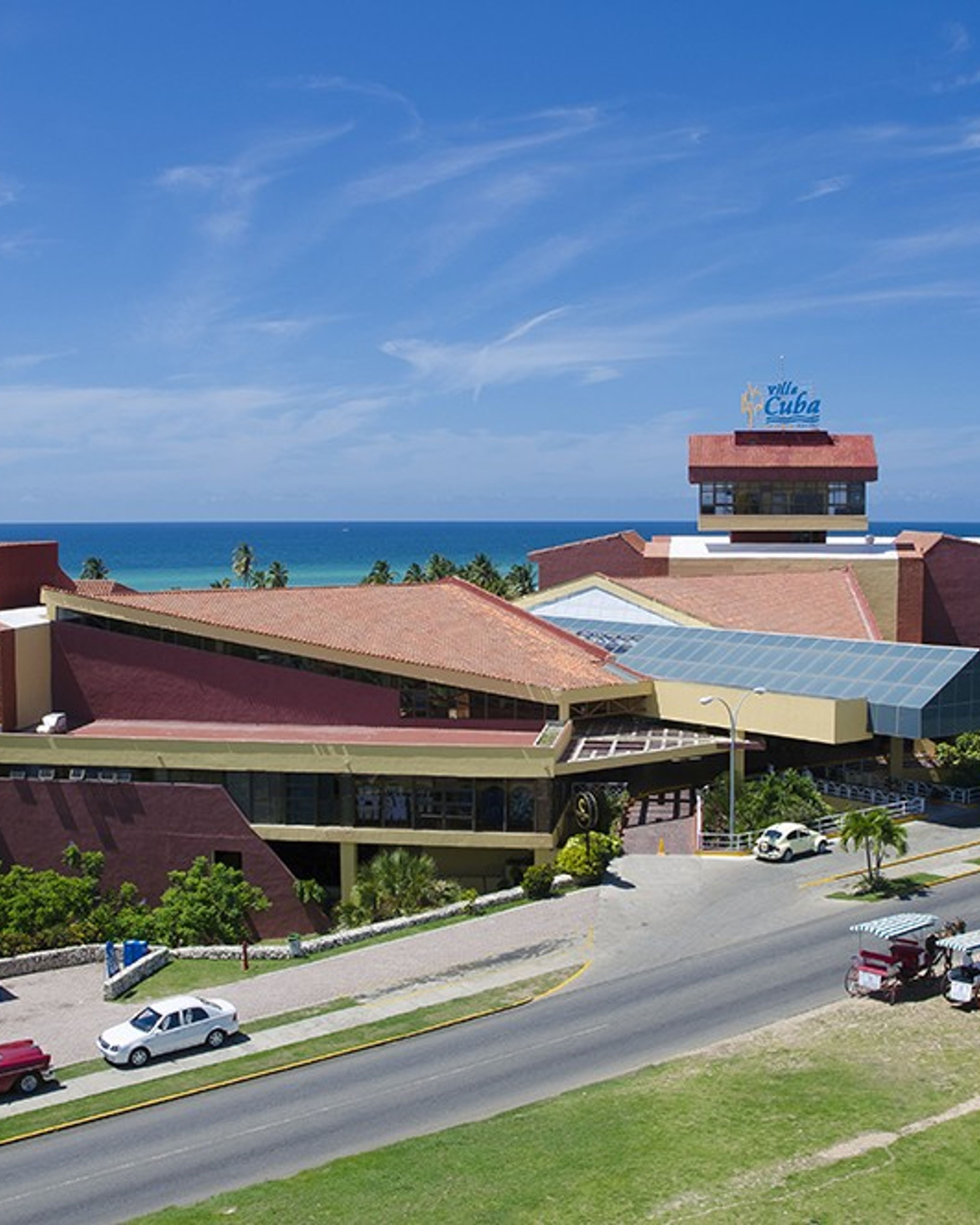 Panoramic hotel view