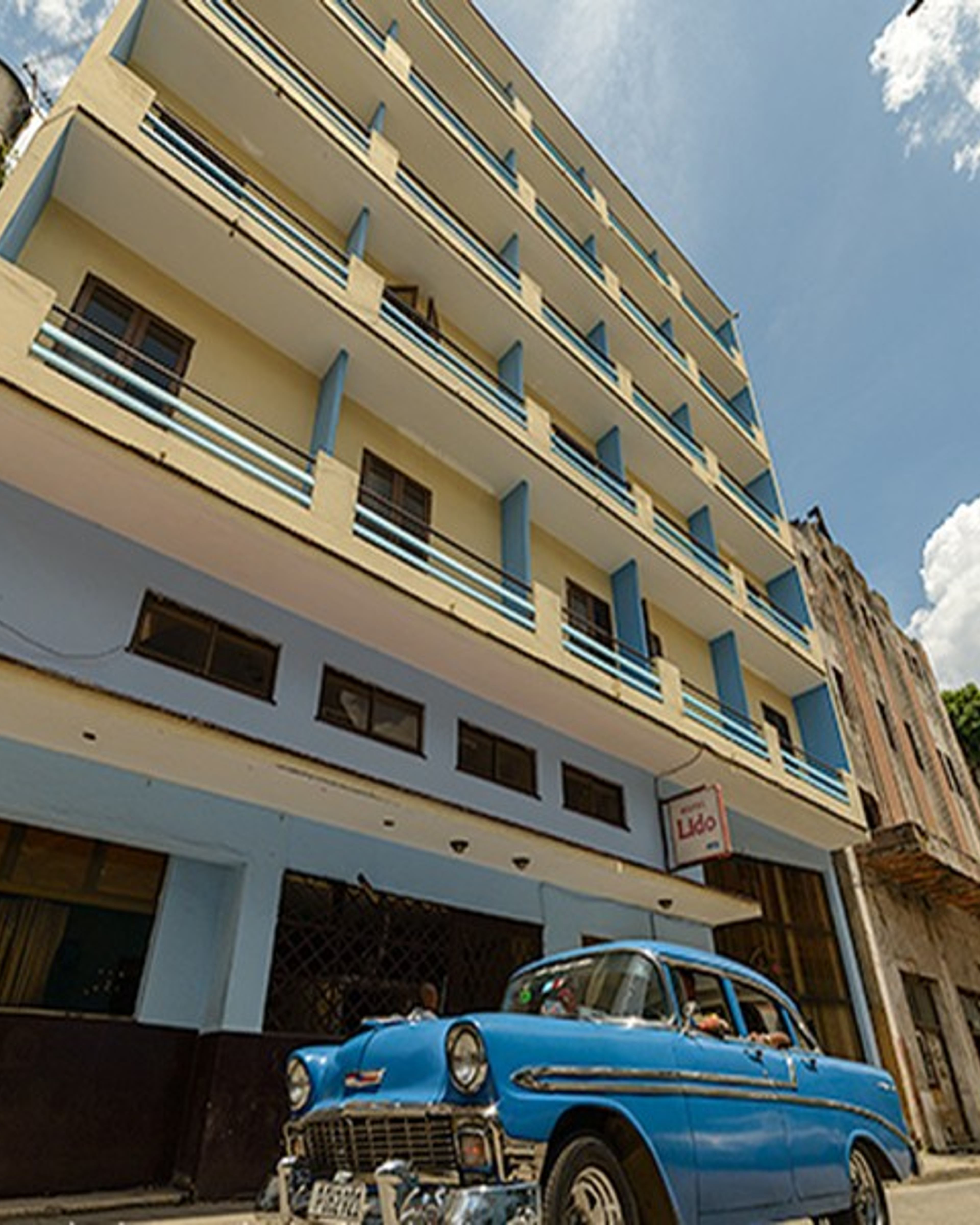Panoramic hotel view