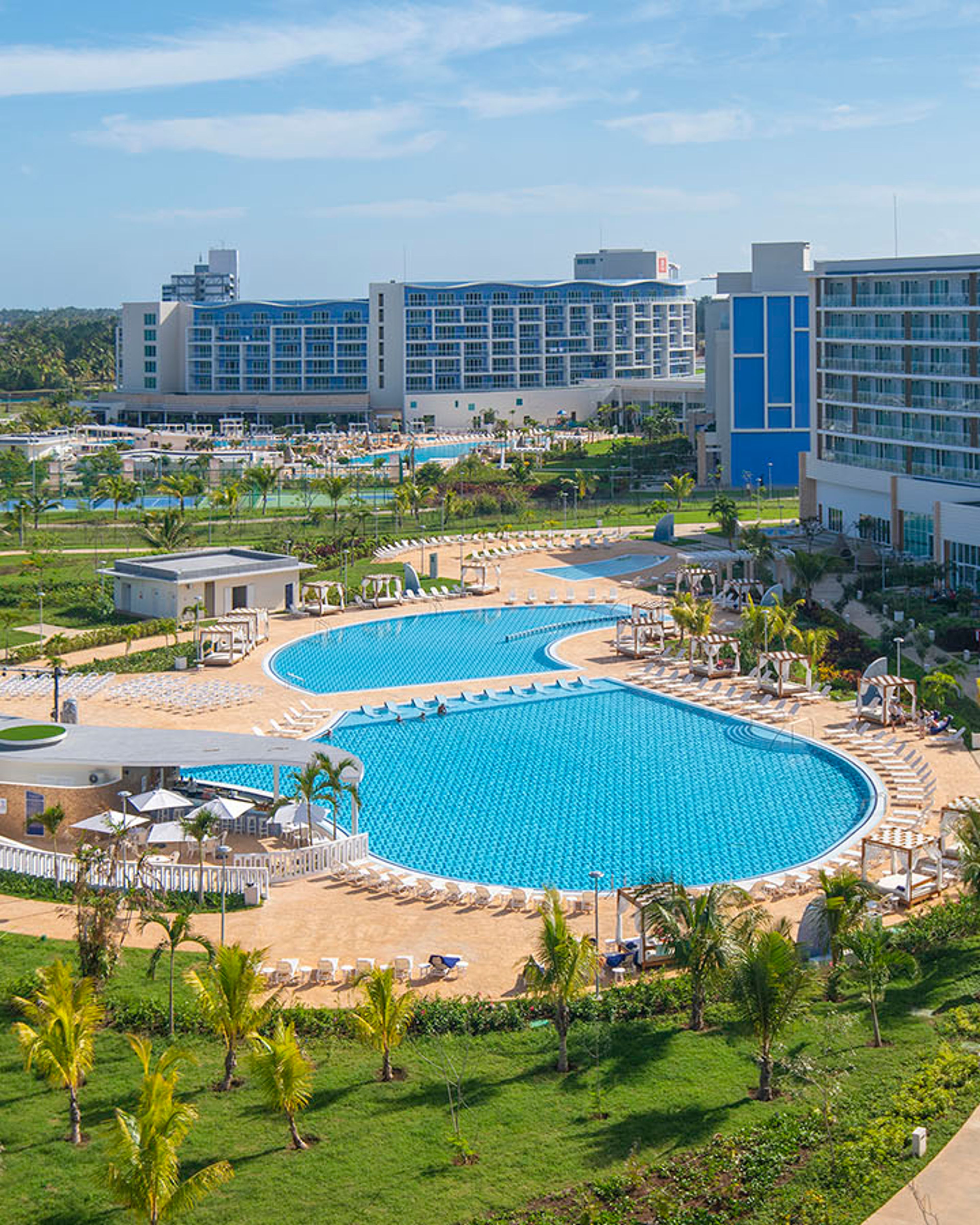 Hotel´s aereal panoramic view