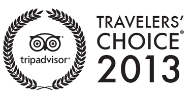 Tripadvisor Travellers Choice Winner 2013.