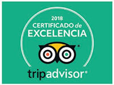 TripAdvisor : Certificat d'excellence.