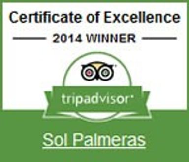 TripAdvisor: Certificate of Excellence.