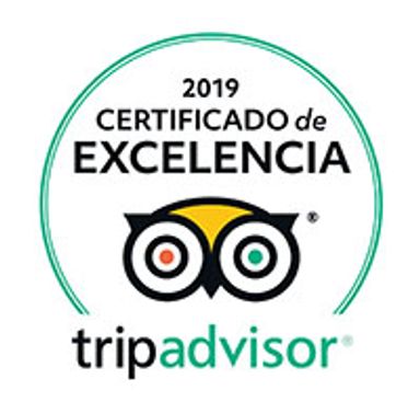 TripAdvisor : Certificat d'excellence.