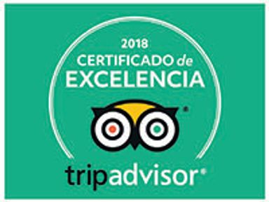 TripAdvisor: Certificate of Excellence.