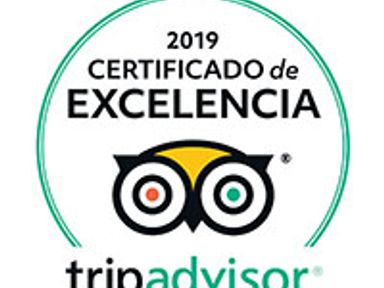 TripAdvisor: Certificate of Excellence.