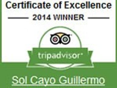 TripAdvisor: Certificate of Excellence.