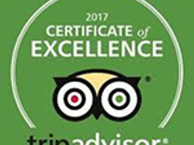 TripAdvisor: Certificado por la Excelencia.