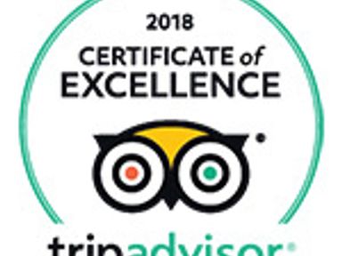 TripAdvisor: Certificado por la Excelencia.