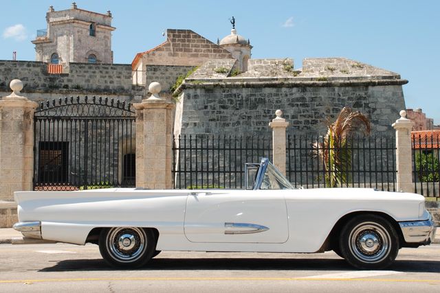 American classic cars in Havana old city