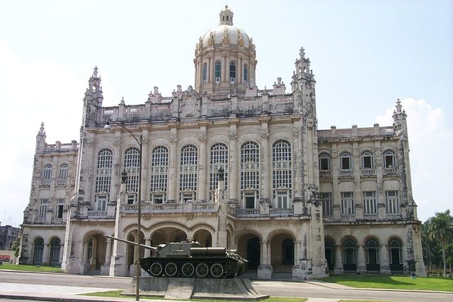 The Presidential Palace panoramic view, Old Havana, Havana, Cuba.