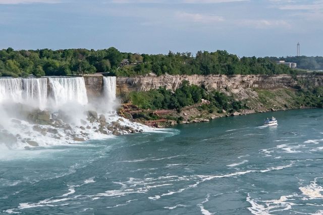 The Niagara Falls panoramic view, NIAGARA FALLS, Ontario province, Canada.