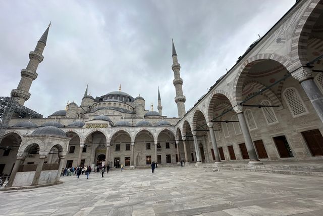  Süleymaniye Mosque panoramic view,  Istanbul, Turkey.