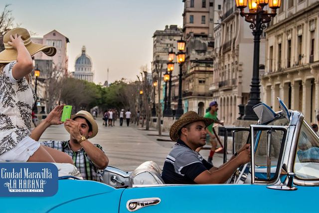 The Prado Promenade (El Paseo del Prado) panoramic view, Old Havana, La Habana, Cuba.