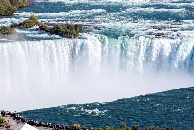 The Niagara Falls panoramic view, NIAGARA FALLS, Ontario province, Canada.