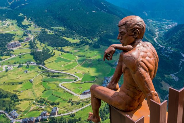 Roc del Quer viewpoint, Canillo, Andorra.
