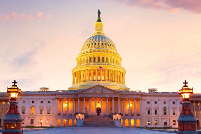 The Capitol building panoramic view, WASHINGTON D.C., Washington state, United States of America.