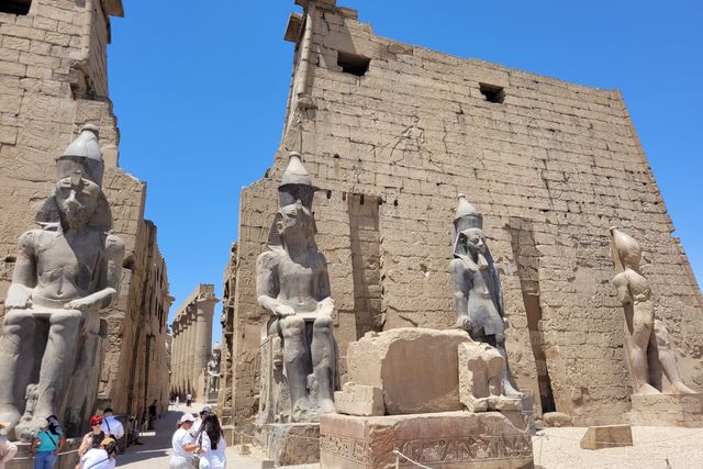 The Temple of Luxor panoramic view, Luxor, Egypt.