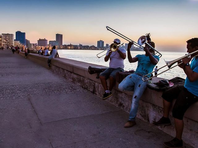 The Malecon of Havana panoramic view, Habana Vieja, La Habana, Cuba.