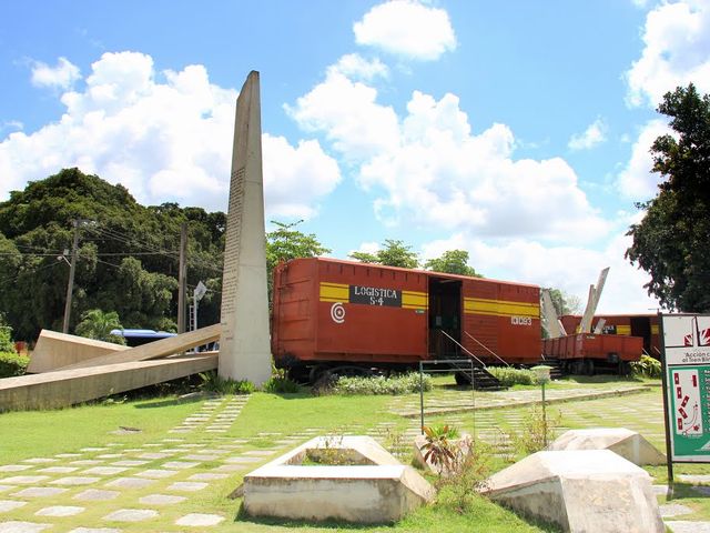 The Armoure train museum panoramic view, Santa Clara, Villa Clara, Cuba.