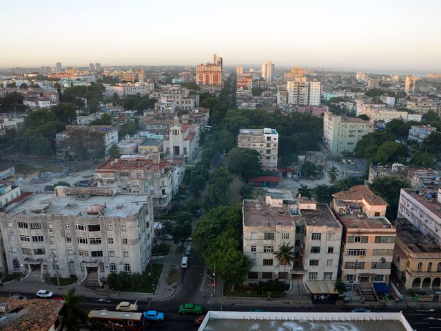 Havana city panoramic aereal view, Havana