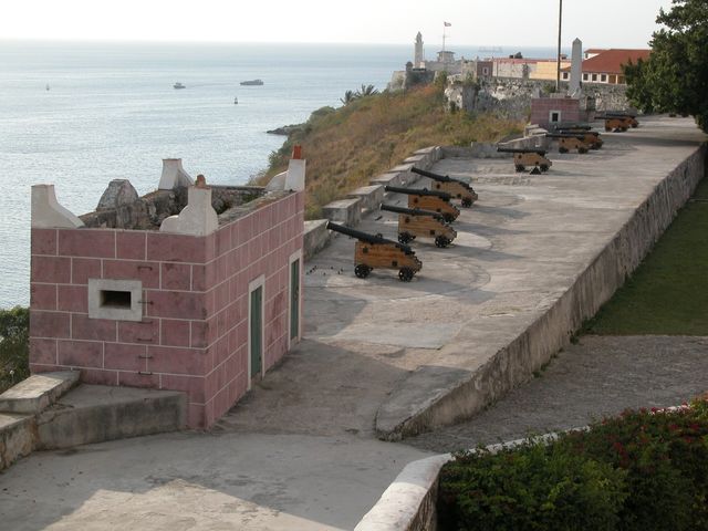 San Carlos de la Cabaña fortress and the Malecón of Havana panoramic view, Havana city