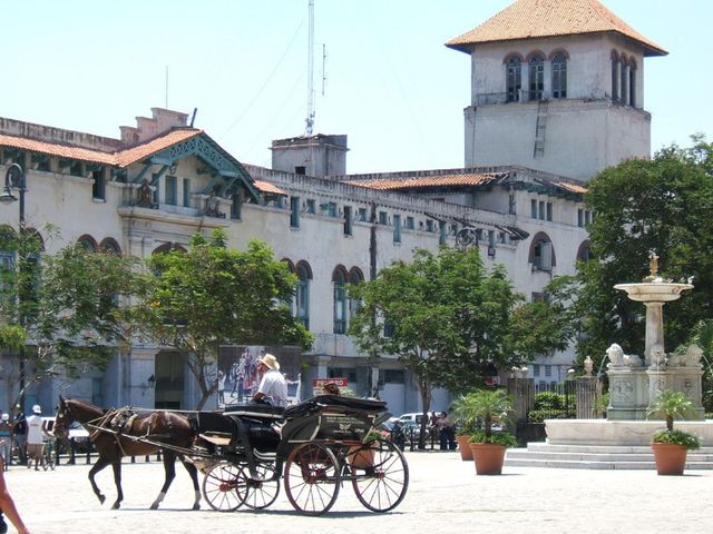 San Francisco de Asís square panoramic view, Old Havana