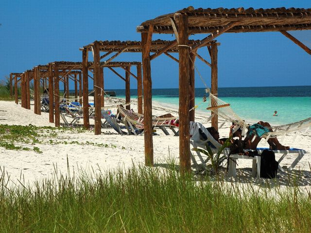 Cayo Levisa beach panoramic view, Pinar del Río