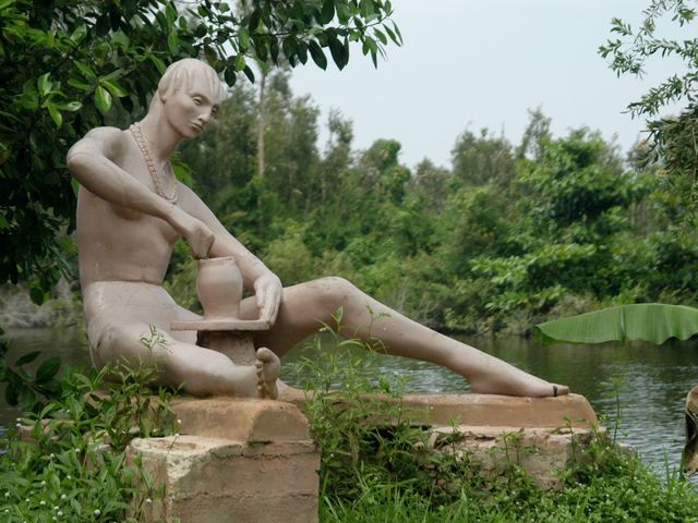 A replica of an Indian village, Guamá tourist park