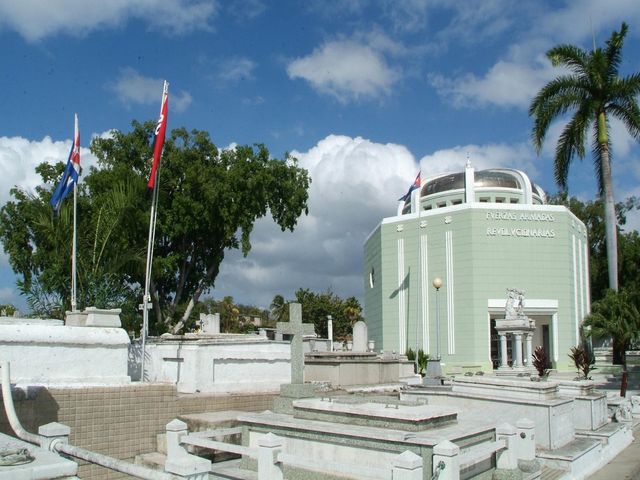Santa Ifigenia cemetery panoramic view, Santiago de Cuba city