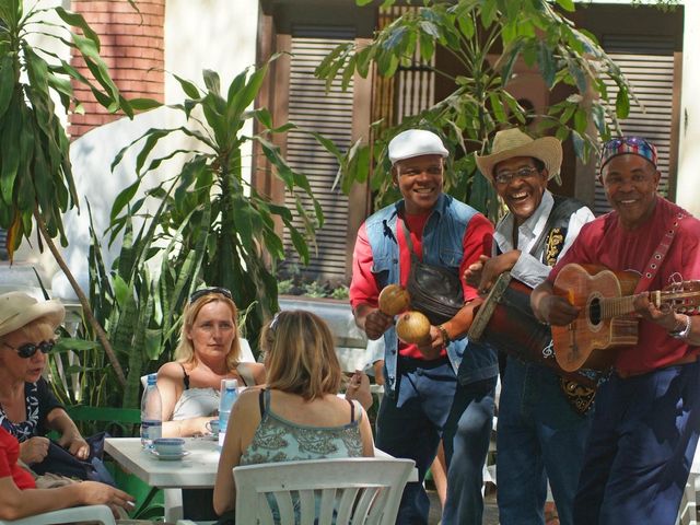 Traditional cuban music at Santiago de Cuba city