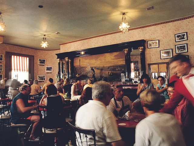 El Floridita Bar Restaurant panoramic view, Havana city