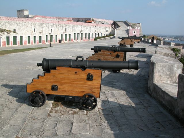 San Carlos de la Cabaña fortress panoramic view, Old Havana, Havana, Cuba.
