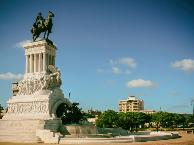 Maximo Gomez monument panoramic view, Old Havana, Havana, Cuba.