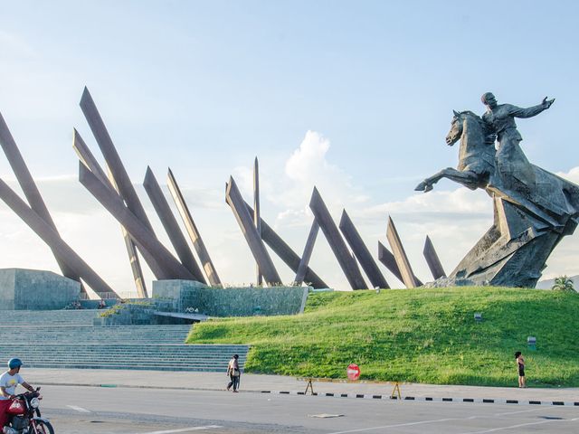 Antonio Maceo Revolution Square panoramic view, Santiago de Cuba, Cuba.