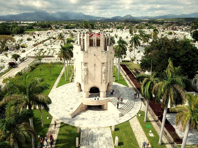 José Martí Mausoleo panoramic view, Santa Efigenia Cementery, Santiago de Cuba, Cuba.