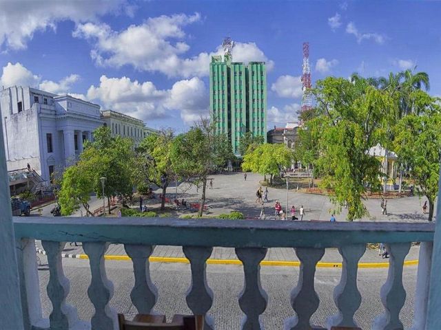 Leoncio Vidal central park panoramic view, Santa Clara, Villa Clara, Cuba.