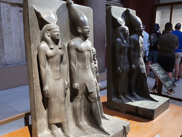 Egyptian Museum of Pharaonic interior view, Cairo, Egypt.