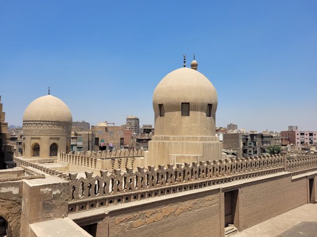 Al-Hakim Mosque panoramic view, Cairo, Egypt.