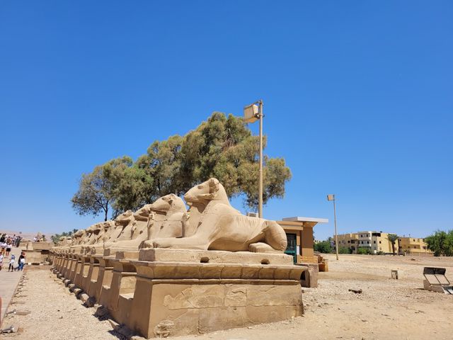 The Temples of Karnah panoramic view, Luxor, Egypt.