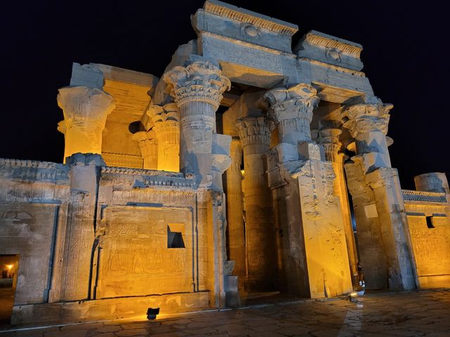 Kom Ombo Temple panoramic view, Egypt.