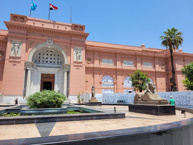 Egyptian Museum of Pharaonic Art panoramic view, Cairo, Egypt.