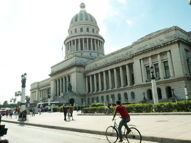 The Capitol of Havana panoramic view, Old Havana, Havana, Cuba. MOTORCYCLE TOUR FROM HAVANA TO PLAYAS DEL ESTE & VARADERO.